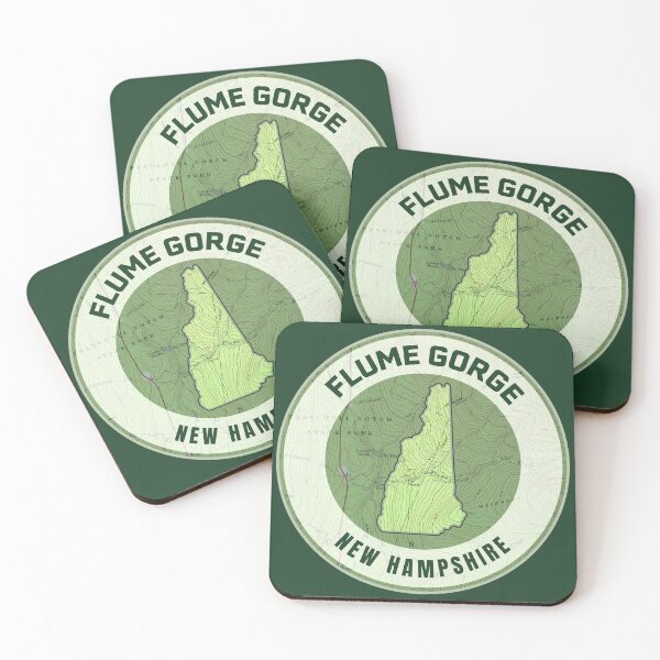 Item preview, New Hampshire Map - Flume Gorge designed and sold by Willz Designz.