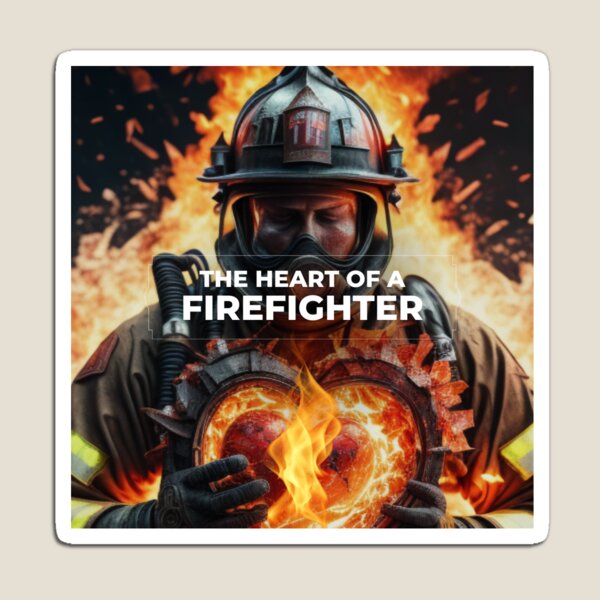Artikelvorschau, Das Herz eines Feuerwehrmannes entworfen und verkauft von FiremanSource.