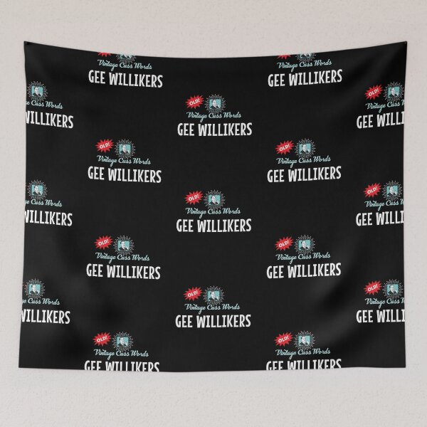 Item preview, Vintage Cuss Words Gee Willikers designed and sold by twHistory.