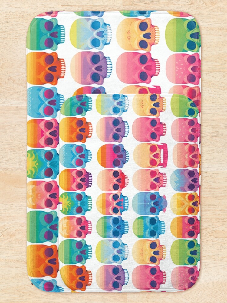 Thumbnail 5 of 6, Bath Mat, Spectra designed and sold by ARTificialNsite.