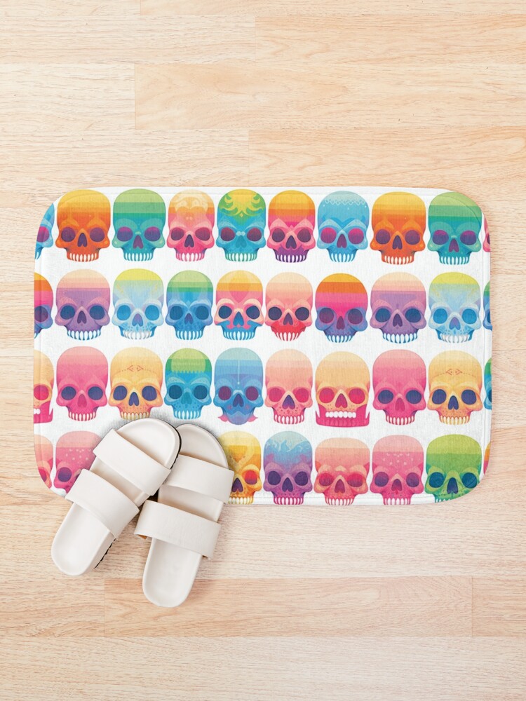 Thumbnail 1 of 6, Bath Mat, Spectra designed and sold by ARTificialNsite.