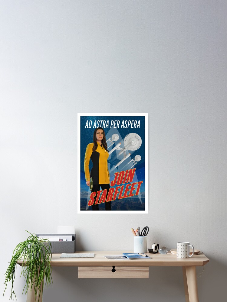 "Ad Astra Per Aspera" Poster for Sale by GoBotGraphics | Redbubble