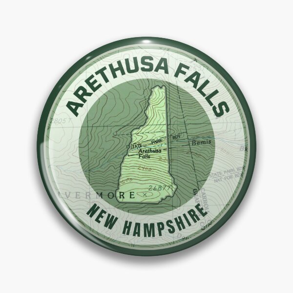 Item preview, New Hampshire Map - Arethusa Falls designed and sold by Willz Designz.