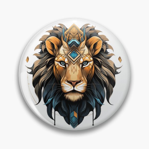 Item preview, Lion totem designed and sold by Stickermagician.