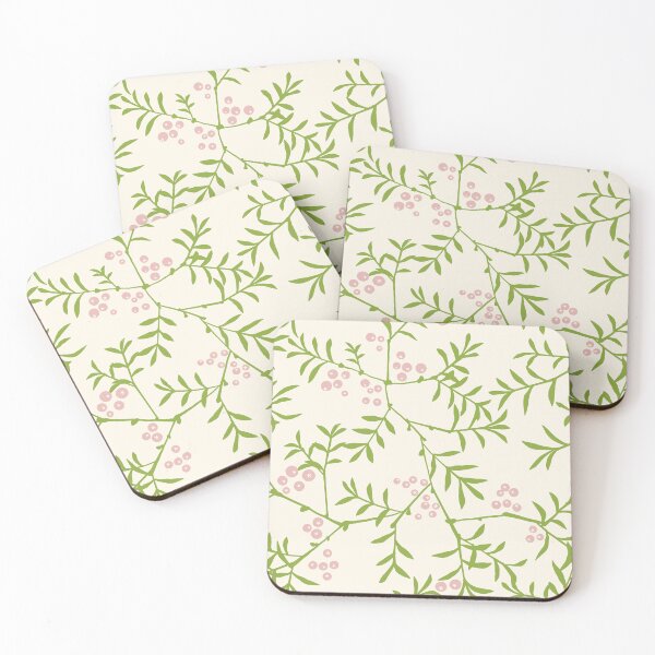 Item preview, Twigs with berries [sweet ivory] designed and sold by Aia UENO design.
