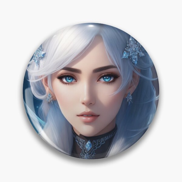 Item preview, Anime Character - Arctic Aura: Unravel the Secrets of the Anime Warrior designed and sold by Kumahimeco.