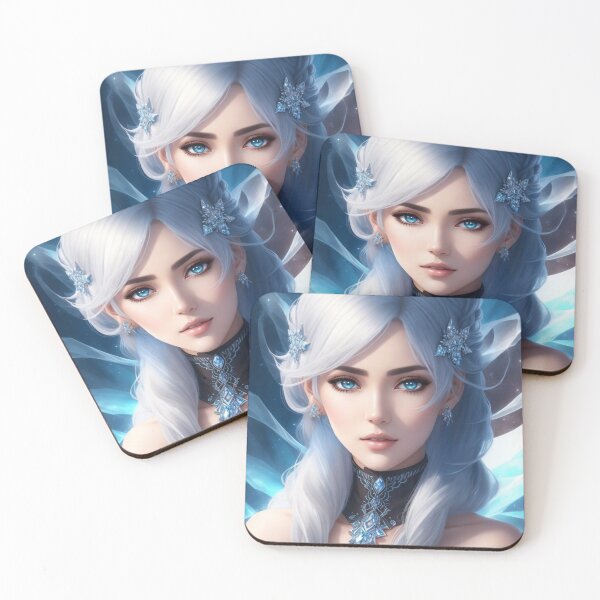 Item preview, Anime Character - Arctic Aura: Unravel the Secrets of the Anime Warrior designed and sold by Kumahimeco.