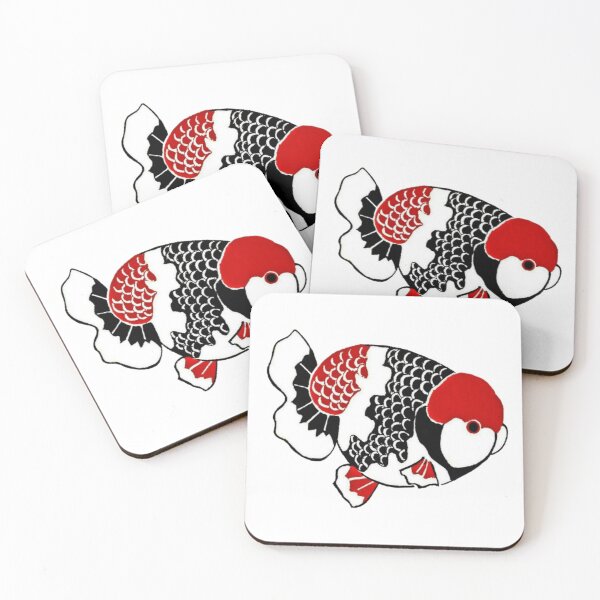 Item preview, Ranchu Tri Color Goldfish Logo designed and sold by Nosnah.