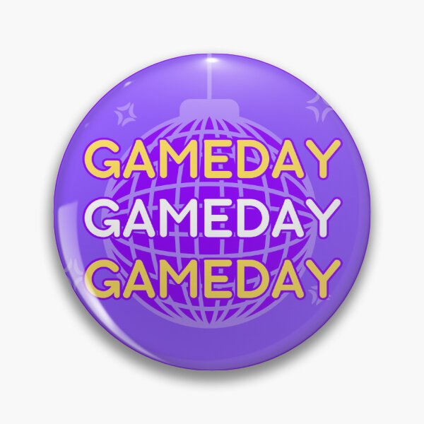 Item preview, Purple Gameday JMU Pin designed and sold by Annabeldewey.