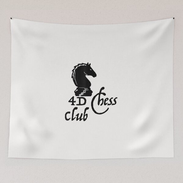 Item preview, 4D Chess Club Knight Chess Piece  designed and sold by LeonelJohnson.