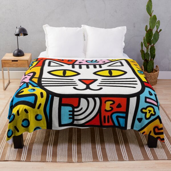 Item preview, Cat Pop Cultural Art Form designed and sold by Myra365Art.