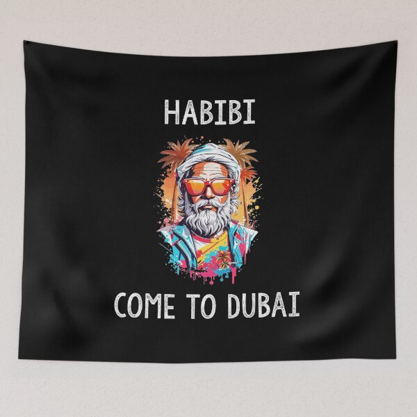 Item preview, Habibi Come to Dubai: Cool funny design to be gifted  designed and sold by thegiftedadult.