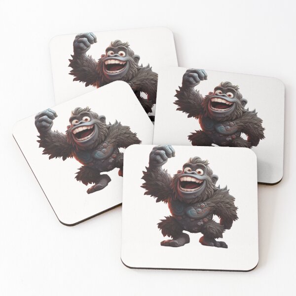 Item preview, Cute cartoon orangutans designed and sold by Stickermagician.