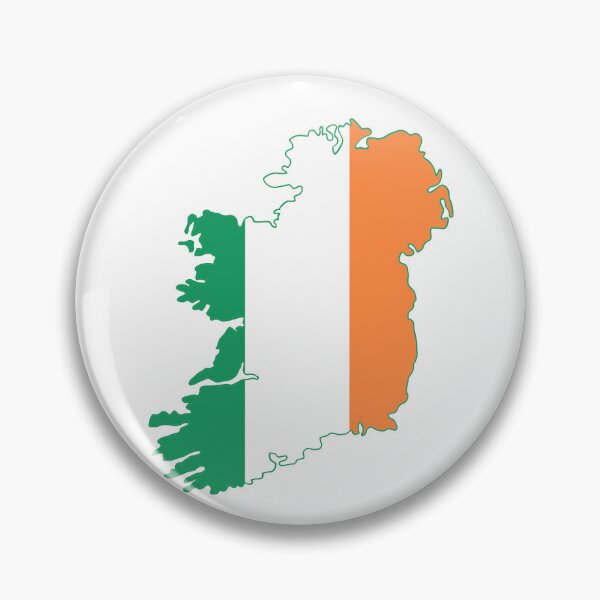 Item preview, Ireland Flag Map designed and sold by ScotlandBrave.
