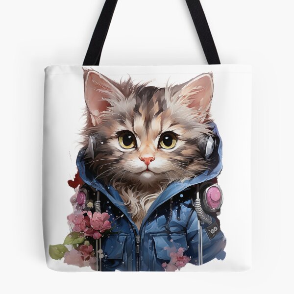 Item preview, Cute cartoon cat designed and sold by Stickermagician.