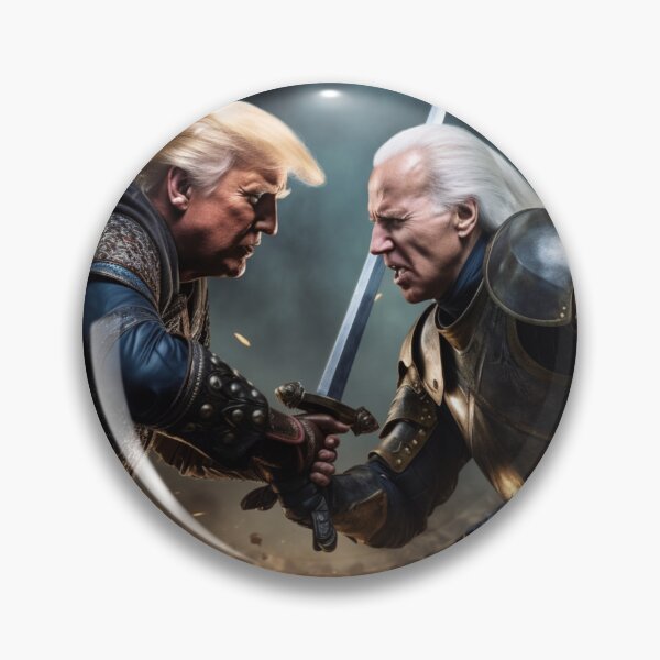 Item preview, Donald Trump and Joe Biden on Medieval Combat designed and sold by Demonik-Art.