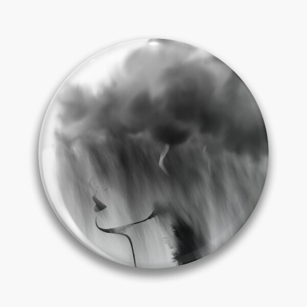 Aperçu de l'œuvre Tête dans les nuages d'orage créée et vendue par WhitneysDesign.