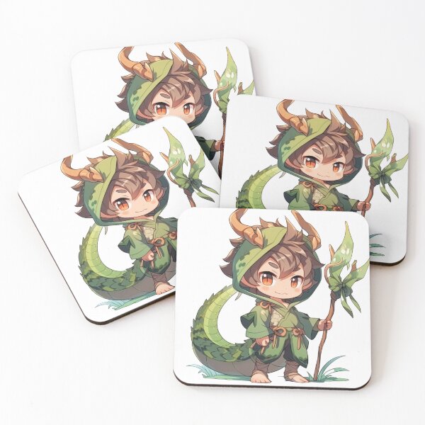 Item preview, Chinese Zodiac Cute Wood Dragon designed and sold by SundayDonuts.