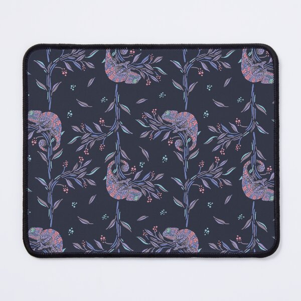 Item preview, Floral-Loving Chameleon 01 [dark purple] designed and sold by Aia UENO design.
