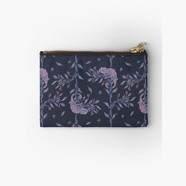 Item preview, Floral-Loving Chameleon 01 [dark purple] designed and sold by Aia UENO design.
