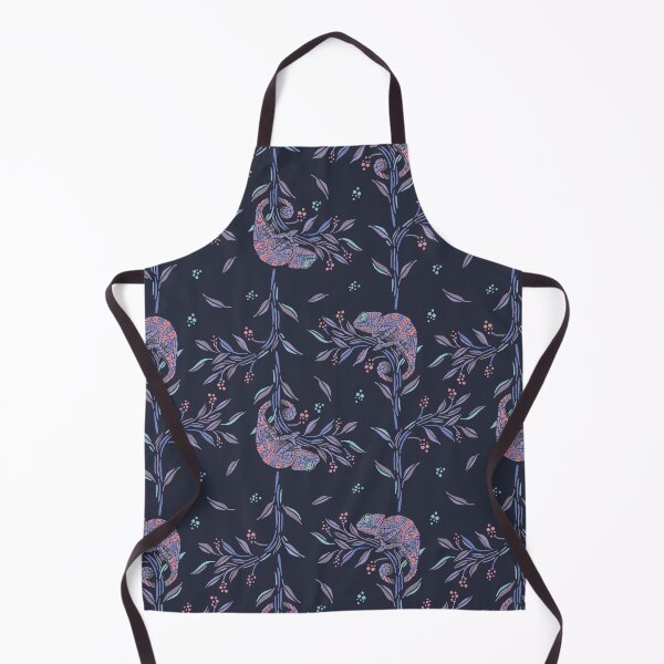 Item preview, Floral-Loving Chameleon 01 [dark purple] designed and sold by Aia UENO design.
