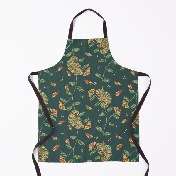 Item preview, Floral-Loving Chameleon 02 [dark green] designed and sold by Aia UENO design.