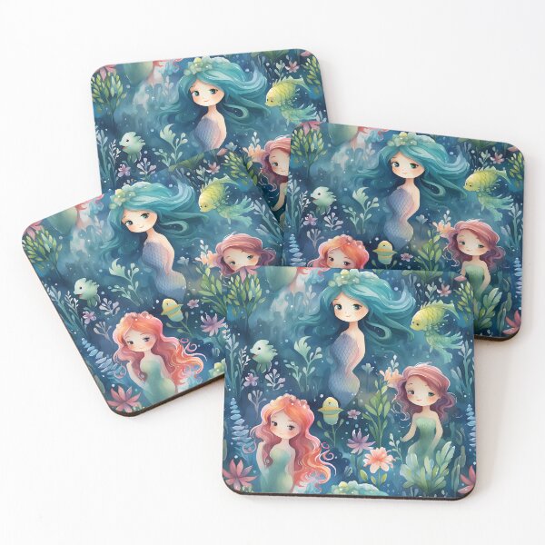 Item preview, Mermaids Pattern 11 designed and sold by DigitalPatternx.