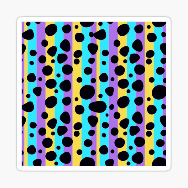 Pastel pebbles Sticker