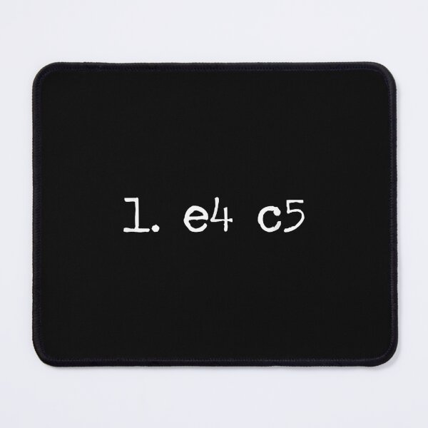 Item preview, Chess Moves 1.E4 C5  For Chess Player  designed and sold by YolandaDobos.