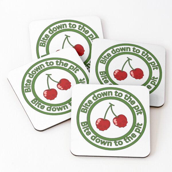 Item preview, Cool Cherry Skulls with Cryptic Message designed and sold by ZanyBrainStuff.
