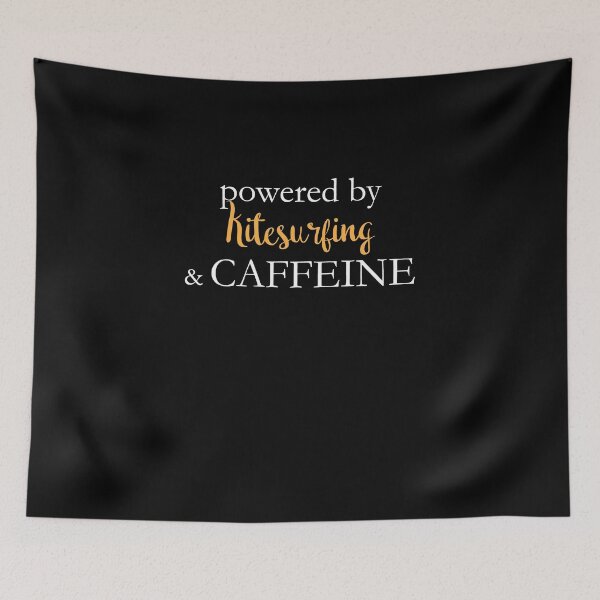 Item preview, Powered By Kitesurfing And Caffeine designed and sold by theredteacup.