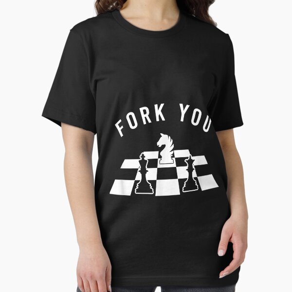 Item preview, Chess Player Gift Fork You Funny Chess  designed and sold by YolandaDobos.