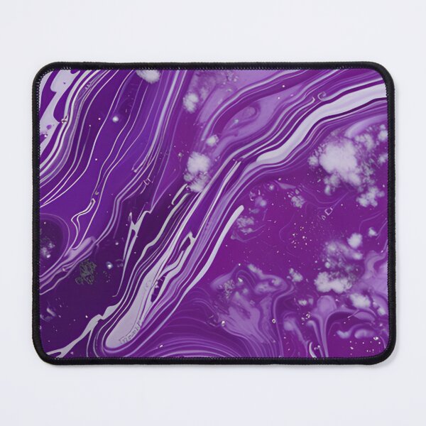 Item preview, Purple & White Marble Symphony #9 designed and sold by BirdsnStuff.