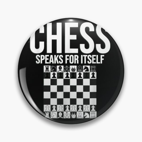 Item preview, Chess Speaks For Itself - Funny Chess  designed and sold by YolandaDobos.