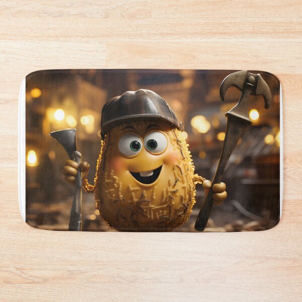 Item preview, funny potato engineer designed and sold by WickyWildLife.