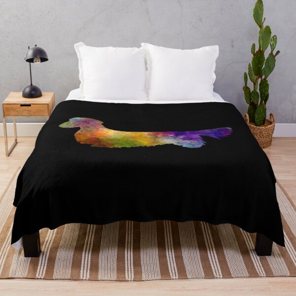 Item preview, Dachshund Long Haired in watercolor designed and sold by yutvlgskiz27.