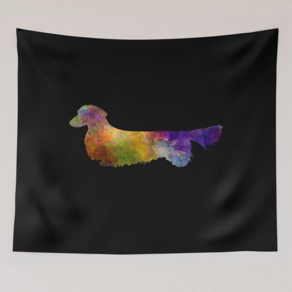 Item preview, Dachshund Long Haired in watercolor 	 	 designed and sold by yutvlgskiz27.