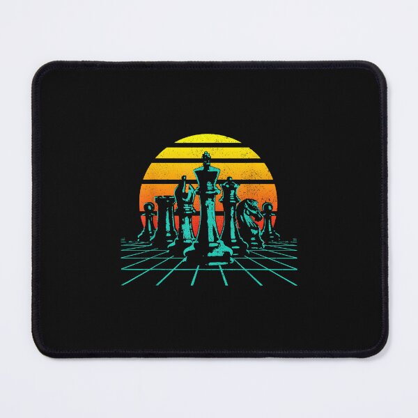 Item preview, Chess Vintage Sunset Retro Chess Player designed and sold by YolandaDobos.
