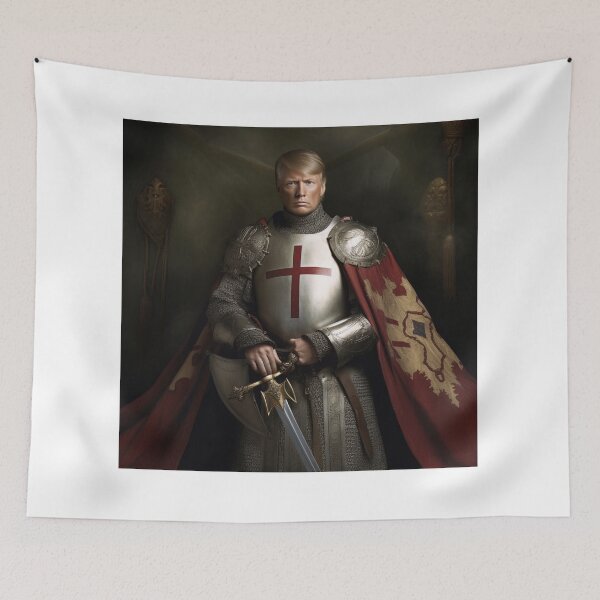 Item preview, Donald Trump as Medieval Knight designed and sold by Demonik-Art.
