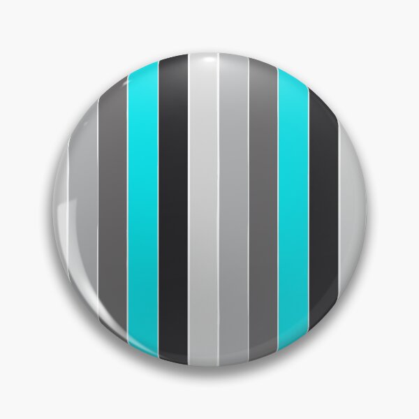 Item preview, Cute cyan and gray toned vertical stripes pattern designed and sold by RichArtDesigns.