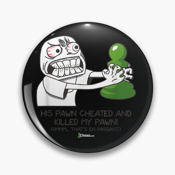 Item preview, Chess.Com His Pawn Cheated My Pawn (En Passant) Funny Tshirt designed and sold by YolandaDobos.