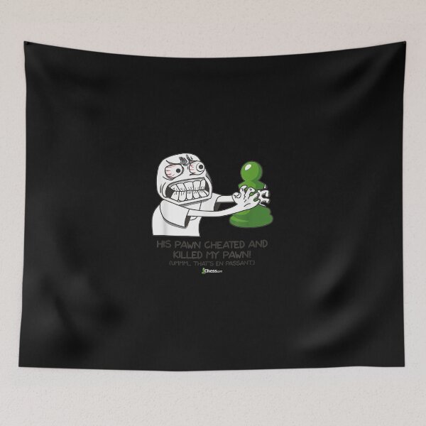 Item preview, Chess.Com His Pawn Cheated My Pawn (En Passant) Funny Tshirt designed and sold by YolandaDobos.