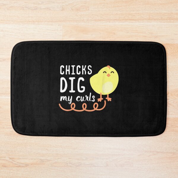 Item preview, Chicks Dig My Curls Funny Chicken Lover Gift Idea Children  designed and sold by YolandaDobos.