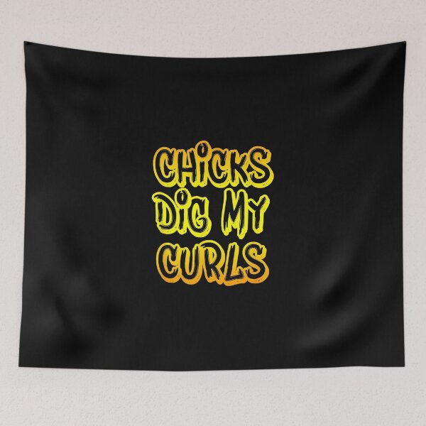 Item preview, Chicks Dig My Curls Toddler Curly Haired Kids  designed and sold by YolandaDobos.