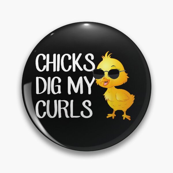 Item preview, Chicks Dig My Curls, Hair Toddler  designed and sold by YolandaDobos.