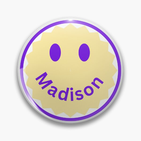 Item preview, Madison Smiley Pin designed and sold by Annabeldewey.