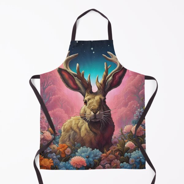 Item preview, Jackalope in Pink and Blue  designed and sold by HabitableMoons.