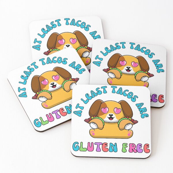 Item preview, At Least Tacos are Gluten Free Cute Puppy designed and sold by CeliacAmnesiac.