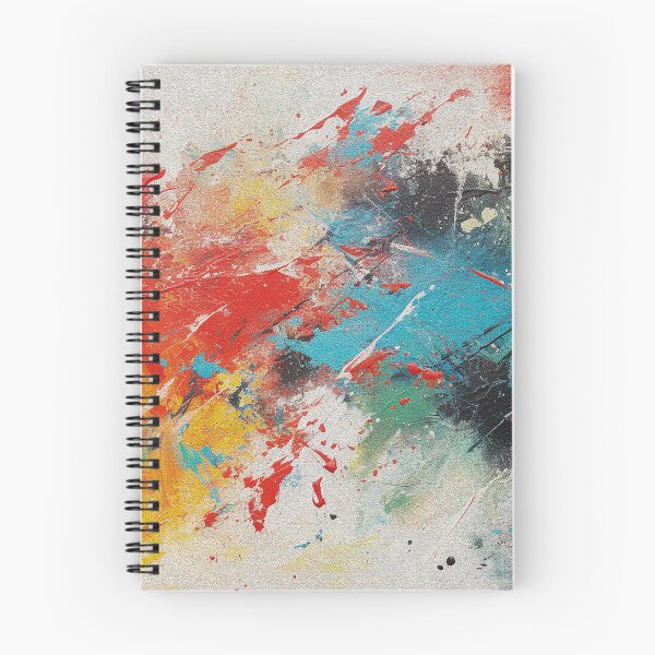 Item preview, Vibrant Abstract Red Blue and Yellow Splatters designed and sold by srgreen.