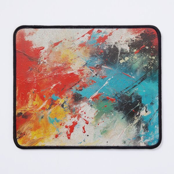 Item preview, Vibrant Abstract Red Blue and Yellow Splatters designed and sold by srgreen.
